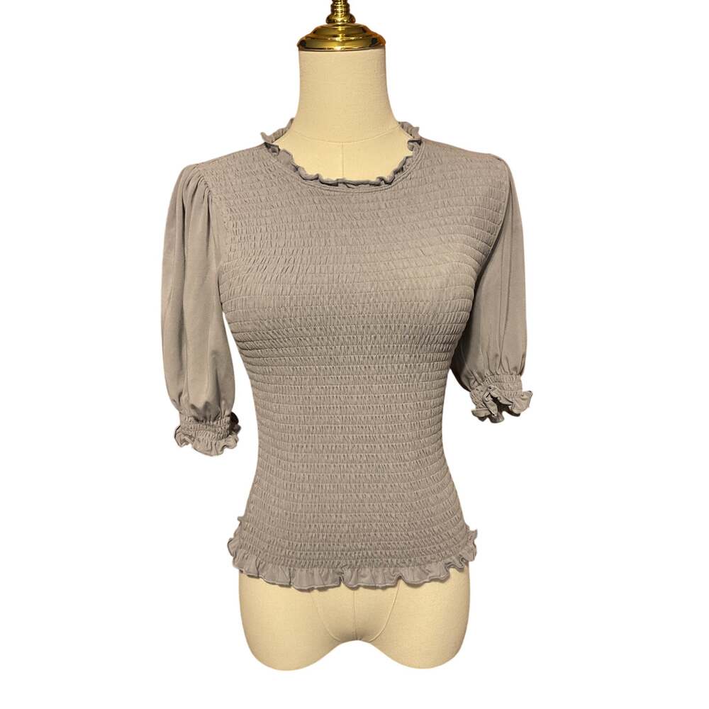 Wilfred GoodLux Carino Top by Aritzia. Gray. Size Small